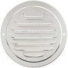 Oro ventiliacijos dangčiai 4 pcs Sidabro 100 mm