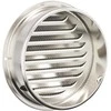 Oro ventiliacijos dangčiai 4 vnt. Sidabro 150 mm