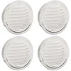 Oro ventiliacijos dangčiai 4 pcs Sidabro 200 mm