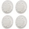 Oro ventiliacijos dangčiai 4 pcs Sidabro 100 mm
