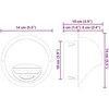 Oro ventiliacijos dangčiai 8 vnt. Sidabrinė 100 mm