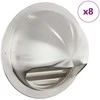 Oro ventiliacijos dangčiai 8 pcs Sidabro 150 mm