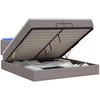 Otmana lova su matracsu ir LED Taupe 200 x 200 cm Audinys