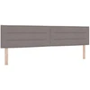 Otmana lova su matracsu ir LED Taupe 200 x 200 cm Audinys