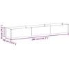 Paaukštinta sodo lova Šviesiai rudas 290 x 50 x 36 cm