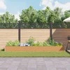 Paaukštinta sodo lova 390 x 100 x 36 cm Cinkuota plienas