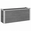 Paaukštinta sodo lova Pilka 100 x 30 x 22 cm WPC ir aliuminis
