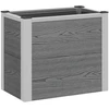 Paaukštinta sodo lova Pilka 50 x 30 x 22 cm WPC ir aliuminis