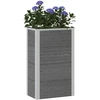 Paaukštinta sodo lova Pilka 50 x 30 x 22 cm WPC ir aliuminis