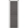 Paaukštinta sodo lova Pilka 75 x 30 x 22 cm WPC ir aliuminis
