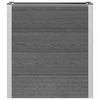 Paaukštinta sodo lova Pilka 75 x 30 x 22 cm WPC ir aliuminis