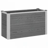 Paaukštinta sodo lova Pilka 75 x 30 x 42 cm WPC ir aliuminis