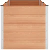 Paaukštinta sodo lova Ruda 250 x 100 x 91 cm WPC ir aliuminis