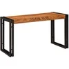 Suklijuotas stalas 3 vnt. Ruda ir juoda 82 x 40 x 45 cm