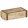 Padėklas 4 vnt. Ruda 30 x 15 x 9 cm Kietas atkurtas medis