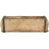 Padėklas 4 vnt. Ruda 30 x 15 x 9 cm Kietas atkurtas medis