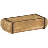 Padėklas 4 vnt. Ruda 30 x 15 x 9 cm Kietas atkurtas medis