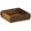 Padėklas 4 pcs Ruda 29 x 31 x 10 cm Kietas atkurtas medis