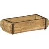 Padėklas su saugykla Ruda 30 x 15 x 9 cm Kietas atkurtas medis