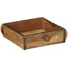 Padėklas su saugykla Ruda 29 x 31 x 10 cm Kietas atkurtas medis