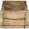 Padėklas su saugykla Ruda 57 x 15 x 9 cm Kietas atkurtas medis