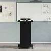 Podiumas Juodas ąžuolas 55 x 55 x 107 cm Apdirbta mediena