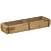 Padėklas 4 pcs Ruda 57 x 15 x 9 cm Kietas atkurtas medis