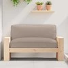 Pagalvėlė Taupe 120 x 80 x 12 cm Oksfordo audinys
