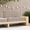Pagalvėlė Taupe 120 x 80 x 12 cm Oksfordo audinys