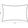 Pagalvė 2 pcs Balta 30 x 50 cm Bambuko pluoštas