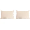 Pagalvė 2 pcs Smėlio 40 x 80 cm Kapokų pluoštas