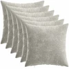 Pagalvėlė 6 vnt. HEERLEN Šviesiai pilka 30 x 30 cm