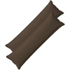 Pagalvėlė su pagalve HOUTEN 2 vnt. Taupe Dirbtinis linelis