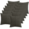 Pagalvėlės užvalkalas 12 pcs ALMELO Antracito 40 x 40 cm
