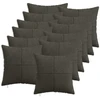 Pagalvėlės užvalkalas 12 pcs ALMELO Antracito 50 x 50 cm