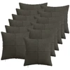 Pagalvėlės užvalkalas 12 pcs ALMELO Antracito 40 x 40 cm