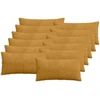 Pagalvėlės užvalkalas 12 pcs ALMELO Geltona 40 x 80 cm
