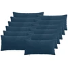Pagalvėlės užvalkalas 12 pcs ALMELO Jūrinė mėlyna 40 x 80 cm