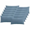 Pagalvėlės užvalkalas 12 pcs ALMELO Mėlyna 40 x 80 cm mančester
