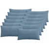 Pagalvėlės užvalkalas 12 pcs ALMELO Mėlyna 40 x 80 cm mančester
