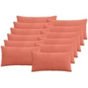 Pagalvėlės užvalkalas 12 pcs ALMELO Raudona oranžinė 40 x 80 cm