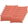 Pagalvėlės užvalkalas 12 pcs ALMELO Raudona oranžinė 40 x 80 cm