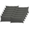 Pagalvėlės užvalkalas 12 pcs HEERLEN Antracito 40 x 80 cm