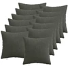 Pagalvėlės užvalkalas 12 pcs HEERLEN Antracito 45 x 45 cm