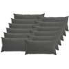 Pagalvėlės užvalkalas 12 pcs HEERLEN Antracito 40 x 80 cm