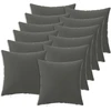 Pagalvėlės užvalkalas 12 pcs HEERLEN Antracito 40 x 40 cm