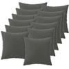 Pagalvėlės užvalkalas 12 pcs HEERLEN Antracito 50 x 50 cm