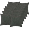 Pagalvėlės užvalkalas 12 pcs HEERLEN Antracito 40 x 40 cm