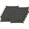 Pagalvėlės užvalkalas 12 pcs HEERLEN Antracito 40 x 80 cm