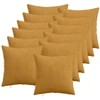 Pagalvėlės užvalkalas 12 pcs HEERLEN Geltona 50 x 50 cm